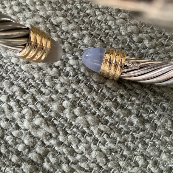 David Yurman Thoroughbred Diamond Pave Ring and Hallmarked Bracelet - Picture 9 of 10